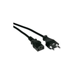 Ładowarka Value VALUE Netzkabel CH 1.8m black T12 on T13 - 19.99.1220