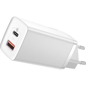 Ładowarka Baseus GaN Lite 1x USB-A 1x USB-C 3 A (CCGAN2L-B02)