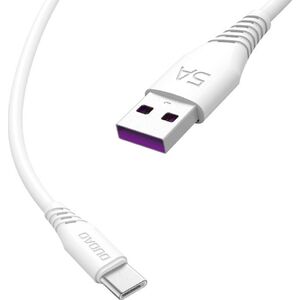 Kabel USB Dudao USB-A - USB-C 2 m Biały (6970379614785)