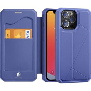 Dux Ducis DUX DUCIS Skin X kabura etui pokrowiec z klapką iPhone 13 Pro niebieski