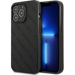 Karl Lagerfeld Karl Lagerfeld KLHCP13XPTLK iPhone 13 Pro Max 6,7" hardcase czarny/black Perforated Allover