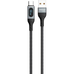 Kabel USB Dudao USB-A - USB-C 1 m Czarny (6973687243678)