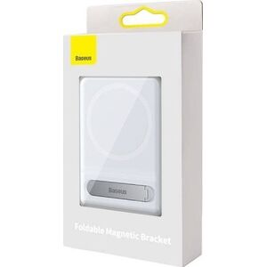 Podstawka Baseus Uchwyt obrotowy podstawka Baseus Foldable Magnetic do iPhone MagSafe (biały)