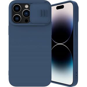 Nillkin Etui Nillkin CamShield Silky Silicone MagSafe Apple iPhone 14 Pro niebieski