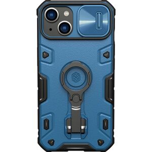 Nillkin Nillkin CamShield Armor Pro Case etui iPhone 14 Plus pancerny pokrowiec z osłoną na aparat ring podstawka niebieskie