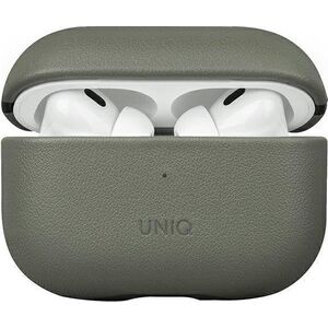 Uniq Etui UNIQ Terra Apple AirPods Pro 2 Genuine Leather zielony/lichen green