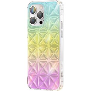 Kingxbar Kingxbar Miya Series etui iPhone 14 Plus pokrowiec obudowa na tył plecki tęczowe