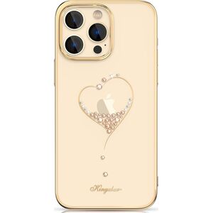 Kingxbar Kingxbar Wish Series etui iPhone 14 Plus ozdobione kryształami złote