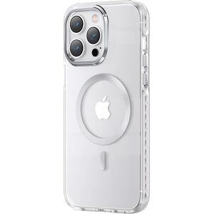 Kingxbar Kingxbar PQY Ice Crystal Series magnetyczne etui iPhone 14 Plus MagSafe srebrne