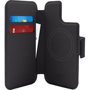 Puro PURO Folio MagSafe Case - Etui iPhone 14 Plus / 12 Pro Max (czarny)
