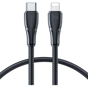 Kabel USB Joyroom USB-C - Lightning 0.25 m Czarny (JYR696)