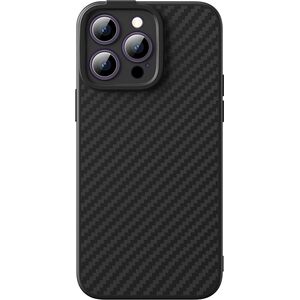 Baseus Etui + szkło Baseus Synthetic Fiber MagSafe Apple iPhone 14 Pro Max czarne