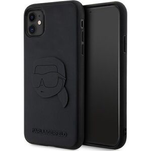 Karl Lagerfeld Etui Karl Lagerfeld KLHCN613DRKNK Apple iPhone 11/XR czarny/black hardcase Rubber Karl Head 3D