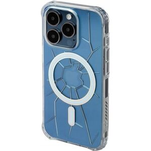 Kingxbar Etui silikonowe MagSafe Kingxbar PQY Crack Series do iPhone 15 Pro Max - przezroczyste