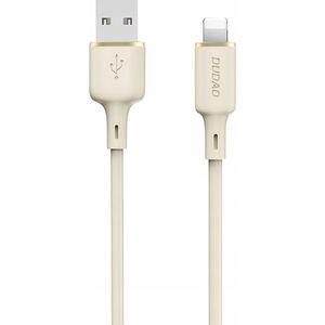 Kabel USB Dudao USB-A - Lightning 1 m Beżowy (DDA329)