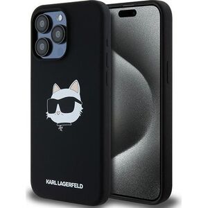 Karl Lagerfeld Karl Lagerfeld KLHMP15LSCHPPLK iPhone 15 Pro 6.1" czarny/black hardcase Silicone Choupette Head MagSafe