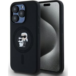 Karl Lagerfeld Karl Lagerfeld KLHMP15LSCMKCRHK iPhone 15 Pro 6.1" czarny/black hardcase Silicone Karl & Choupette MagSafe