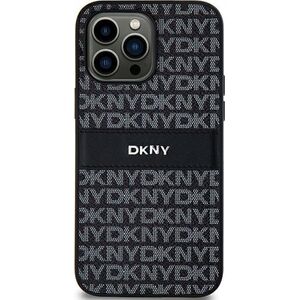 DKNY DKNY DKHCS24MPRTHSLK S24+ S926  czarny/black hardcase Leather Mono Stripe & Metal Logo