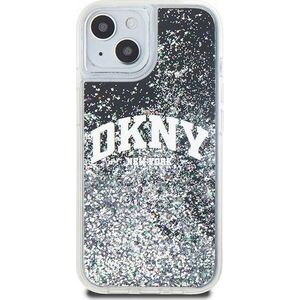 DKNY DKNY Liquid Glitter Big Logo - Etui iPhone 15 Plus / 14 Plus (czarny)
