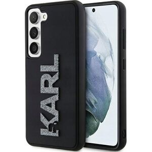 Karl Lagerfeld Karl Lagerfeld KLHCS24S3DMBKCK S24 S921 black/black hardcase 3D Rubber Glitter Logo