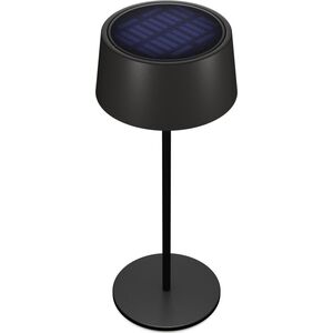 Επιτραπέζιο φωτιστικό Realpower RealPower LED-Solar Tischlampe dimmbar mit Akku, μαύρο
