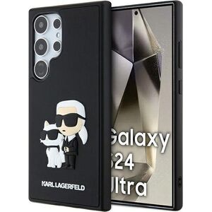 Karl Lagerfeld KARL LAGERFELD SAM S24 ULTRA RUBBER KC NFT KLHCS24L3DRKCNK BLACK