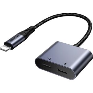 Joyroom Adapter DAC 2w1 Joyroom SY-L02 Lightning / 2xLightning czarny