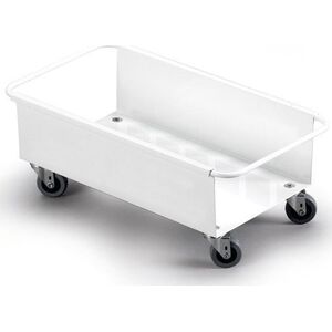 Durable Durable 1801666010, White, Metal, 4 wheel(s), Durabin 60, 260 mm, 470 mm