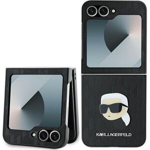 Karl Lagerfeld Karl Lagerfeld KLHCZF6PGKSKIHK Z Flip6 F741czarny/black Saffiano Monogram