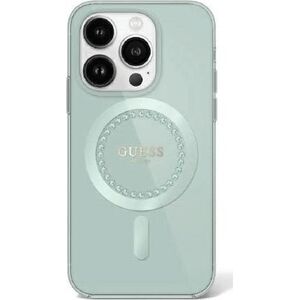 Guess Guess GUHMP16LPFTDTEN iPhone 16 Pro 6.3" zielony/green hardcase IML Rhinestones MagSafe