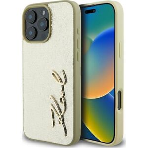 Karl Lagerfeld Karl Lagerfeld KLHCP16LPFMFBKMD iPhone 16 Pro 6.3" złoty/gold hardcase Metal Signature