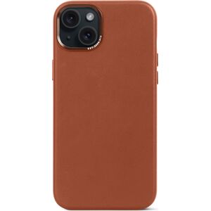 Δερμάτινη Θήκη Πλάτης Decoded για iPhone 15 Plus Tan