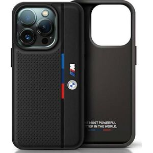BMW BMW BMHCP16S23PUPVK iPhone 16 6.1" czarny/black hardcase M Perforated Tricolor Detail Line