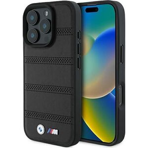 BMW BMW BMHMP16L23PUSPK iPhone 16 Pro 6.3" czarny/black hardcase M Perforated And Stitched Line MagSafe