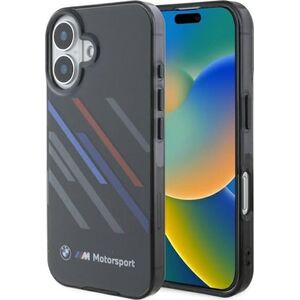 BMW BMW BMHCP16M23HTRAK iPhone 16 Plus 6.7" czarny/black hardcase Motosport IML Random Stripes