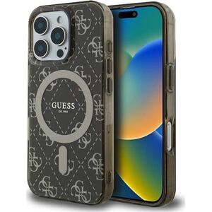 Guess Guess GUHMP16LH4DTEW iPhone 16 Pro 6.3" brązowy/brown hardcase IML 4G Background MagSafe