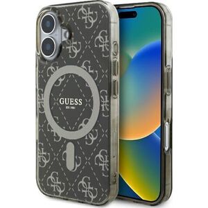 Guess Guess GUHMP16MH4DTEW iPhone 16 Plus 6.7" brązowy/brown hardcase IML 4G Background MagSafe
