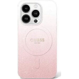 Guess Guess GUHMP16LHGRCELP iPhone 16 Pro 6.3" różowy/pink hardcase IML Glitter Gradient MagSafe