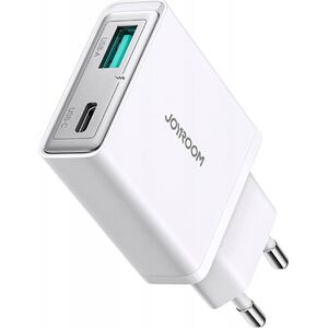 Ładowarka sieciowa Joyroom JR-TCF14 USB-A USB-C 20W PD QC3.0 biała