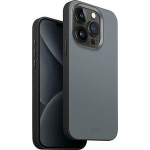Etui UNIQ Lyden DS Apple iPhone 15 Pro Magclick Charging niebiesko-czarny/washed blue-black