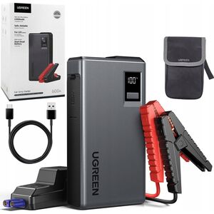 Urządzenie rozruchowe / Jump starter UGREEN ES702 12000mAh 1000A LED USB-A, USB-C
