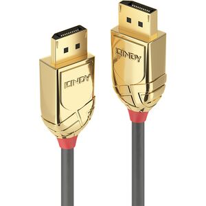 Kabel Lindy DisplayPort - DisplayPort 1m złoty (36291)