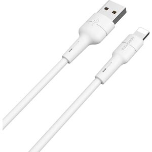 Kabel USB Borofone USB-A - Lightning 1 m Biały (73078)