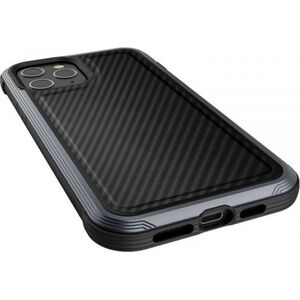 X-Doria Raptic Lux - Etui aluminiowe iPhone 12 Pro Max (Drop test 3m) (Black Carbon Fiber)