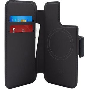Puro PURO Folio MagSafe Case - Etui iPhone 14 Pro / 13 Pro (czarny)