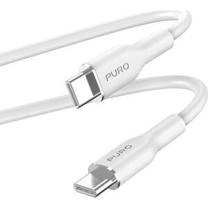 Kabel USB Puro USB-C - USB-C 1.5 m Biały (PUR671)