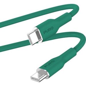 Kabel USB Puro USB-C - USB-C 1.5 m Zielony (PUR672)