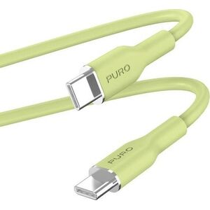 Kabel USB Puro USB-C - USB-C 1.5 m Żółty (PUR673)