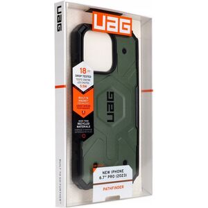UAG Etui UAG Pathfinder MagSafe do iPhone 15 Pro Max - zielone