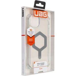 UAG Etui UAG Plyo MagSafe do iPhone 15 Plus - przezroczysto-srebrne